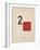 Story of Two Quadrats, 1920-El Lissitzky-Framed Giclee Print