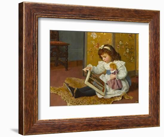 Story Time-Charles Haigh-Wood-Framed Giclee Print