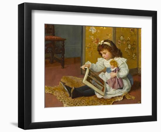 Story Time-Charles Haigh-Wood-Framed Giclee Print