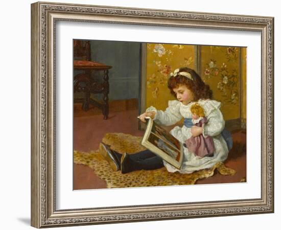 Story Time-Charles Haigh-Wood-Framed Giclee Print