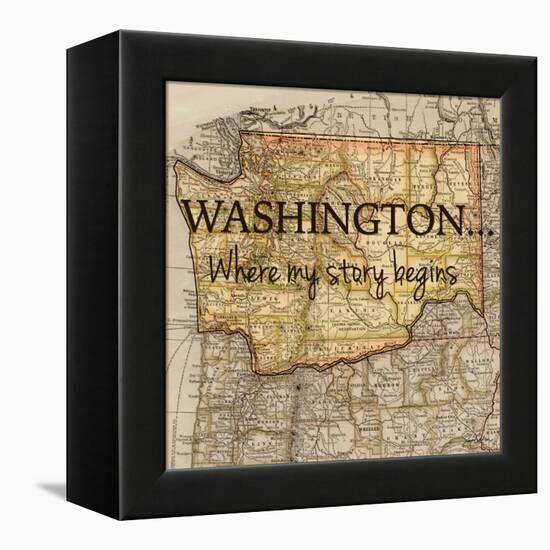 Story Washington-Tina Carlson-Framed Stretched Canvas