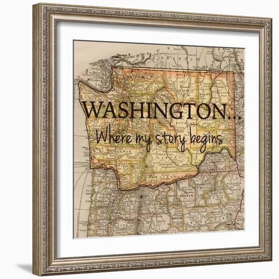 Story Washington-Tina Carlson-Framed Art Print