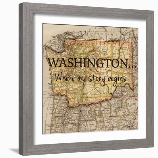 Story Washington-Tina Carlson-Framed Art Print