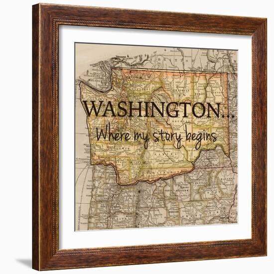 Story Washington-Tina Carlson-Framed Art Print