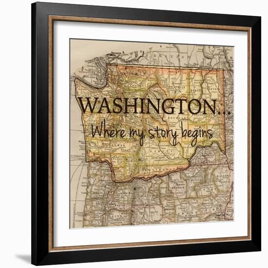 Story Washington-Tina Carlson-Framed Art Print