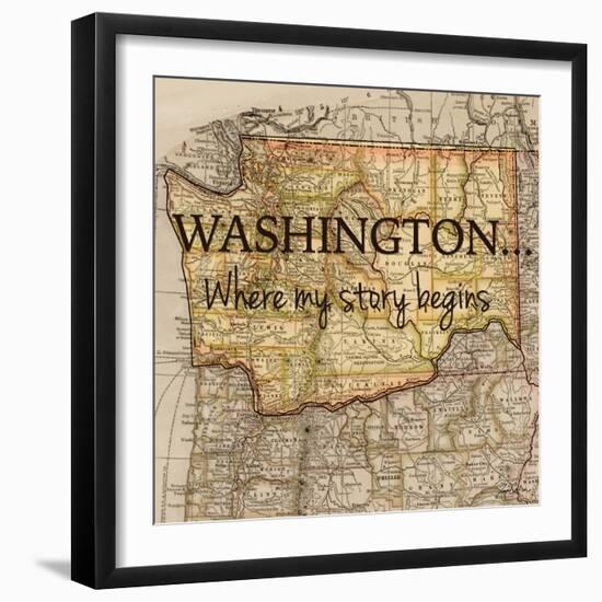 Story Washington-Tina Carlson-Framed Art Print