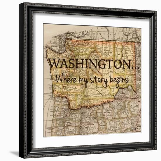 Story Washington-Tina Carlson-Framed Art Print