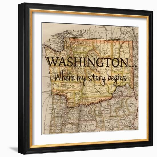 Story Washington-Tina Carlson-Framed Art Print