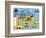 Storybook Construction Site-Chariklia Zarris-Framed Art Print