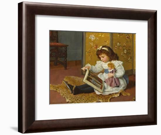 Storytime-Charles Haigh-Wood-Framed Premium Giclee Print