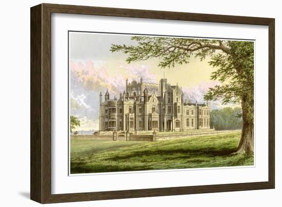Stourton, Yorkshire, Home of Lord Stourton, C1880-AF Lydon-Framed Giclee Print