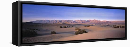 Stovepipe Wells, Death Valley, California, USA-Walter Bibikow-Framed Premier Image Canvas