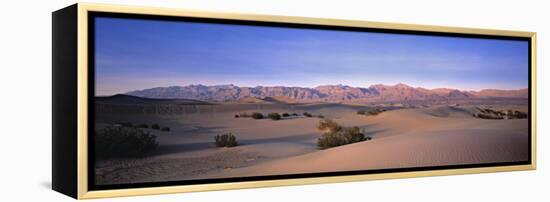 Stovepipe Wells, Death Valley, California, USA-Walter Bibikow-Framed Premier Image Canvas