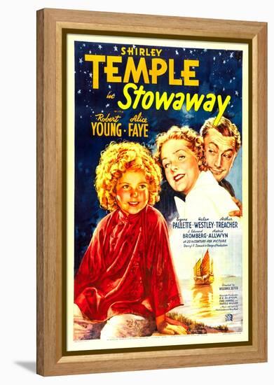 Stowaway, Shirley Temple, Alice Faye, Robert Young, 1936-null-Framed Stretched Canvas