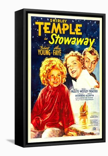 Stowaway, Shirley Temple, Alice Faye, Robert Young, 1936-null-Framed Stretched Canvas