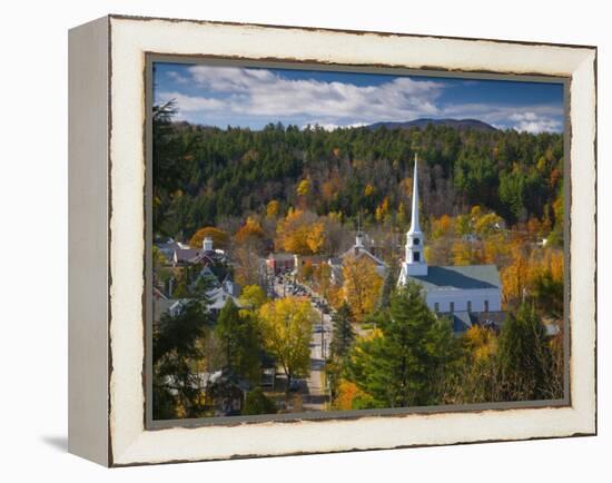 Stowe, Vermont, USA-Alan Copson-Framed Premier Image Canvas