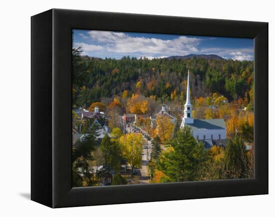 Stowe, Vermont, USA-Alan Copson-Framed Premier Image Canvas