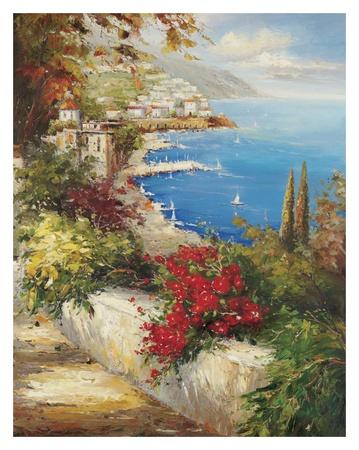 Strada Del Mazzo by Peter Bell Print