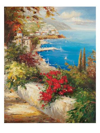 Strada Del Mazzo by Peter Bell Print