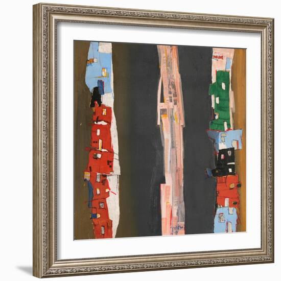 Strada-Mohammed Jassim Al-Zubaidi-Framed Art Print