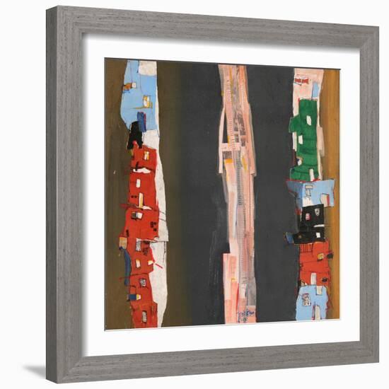 Strada-Mohammed Jassim Al-Zubaidi-Framed Art Print