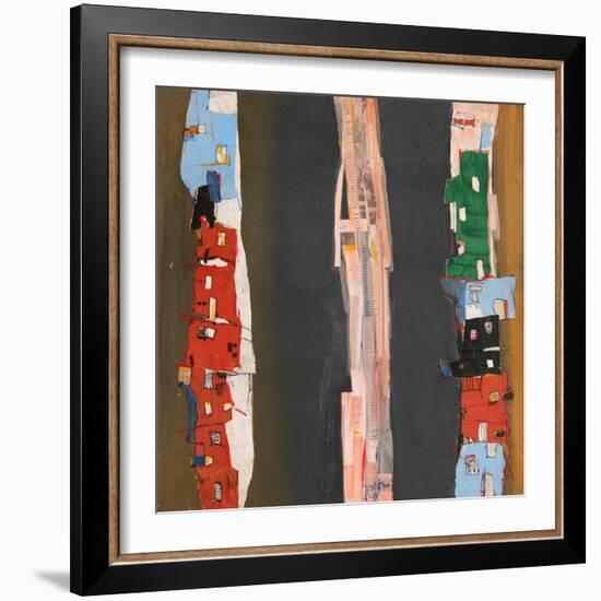 Strada-Mohammed Jassim Al-Zubaidi-Framed Art Print