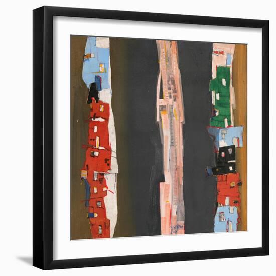 Strada-Mohammed Jassim Al-Zubaidi-Framed Art Print