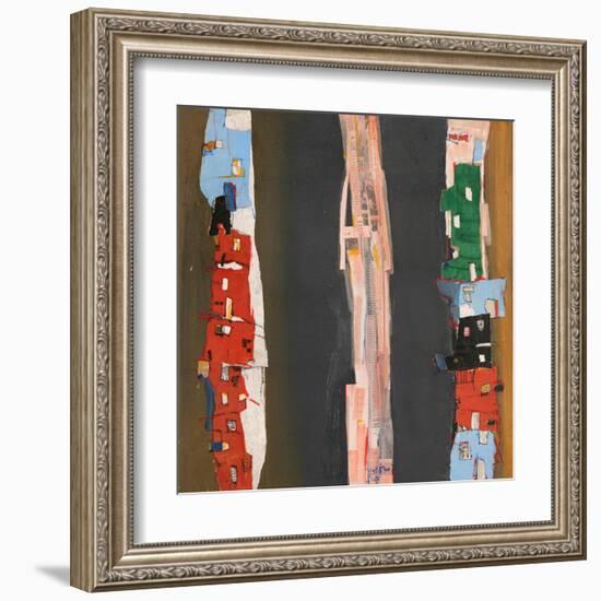 Strada-Mohammed Jassim Al-Zubaidi-Framed Art Print