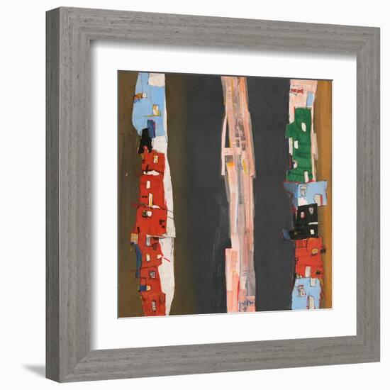 Strada-Mohammed Jassim Al-Zubaidi-Framed Art Print