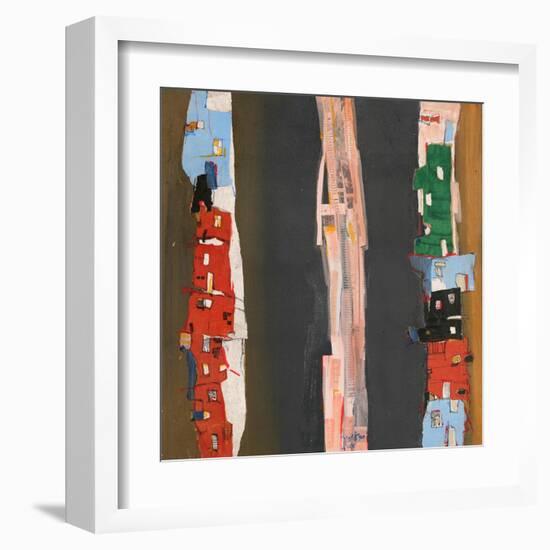 Strada-Mohammed Jassim Al-Zubaidi-Framed Art Print