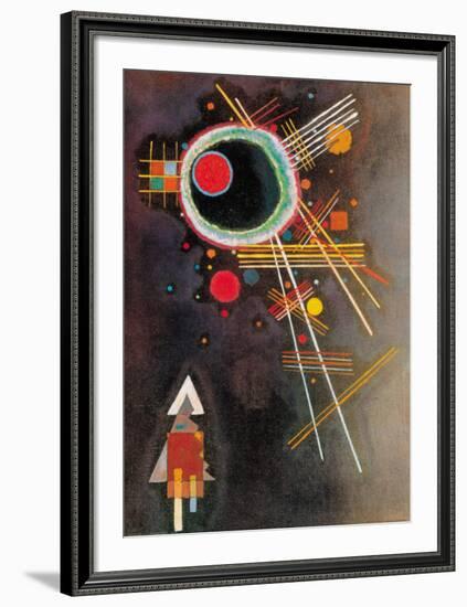 Strahlenlinien-Wassily Kandinsky-Framed Art Print