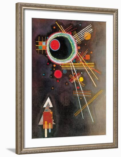 Strahlenlinien-Wassily Kandinsky-Framed Art Print