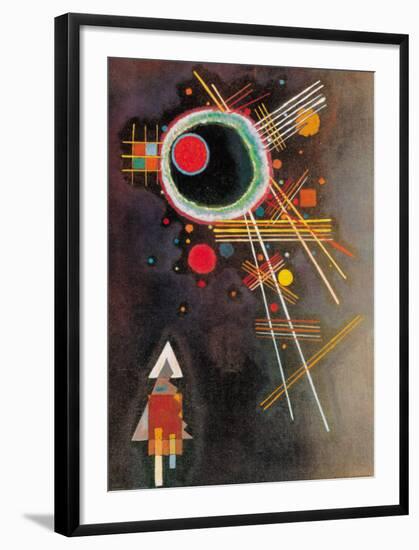 Strahlenlinien-Wassily Kandinsky-Framed Art Print