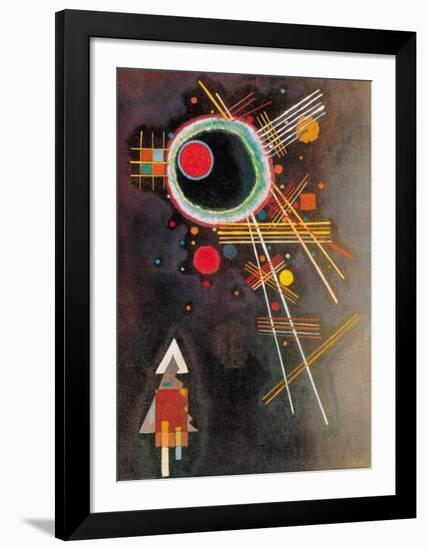 Strahlenlinien-Wassily Kandinsky-Framed Art Print