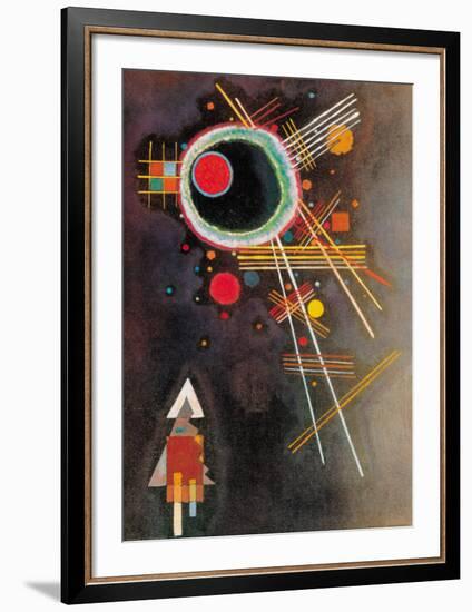 Strahlenlinien-Wassily Kandinsky-Framed Art Print