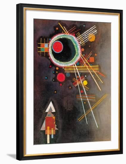 Strahlenlinien-Wassily Kandinsky-Framed Art Print