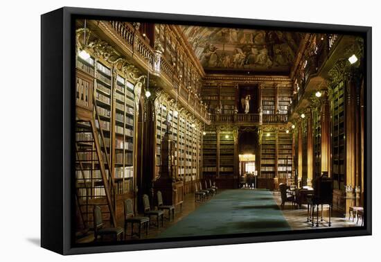 Strahov Monastery, Library, Prague, Czech Republic-null-Framed Premier Image Canvas