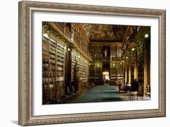 Strahov Monastery, Library, Prague, Czech Republic-null-Framed Photographic Print