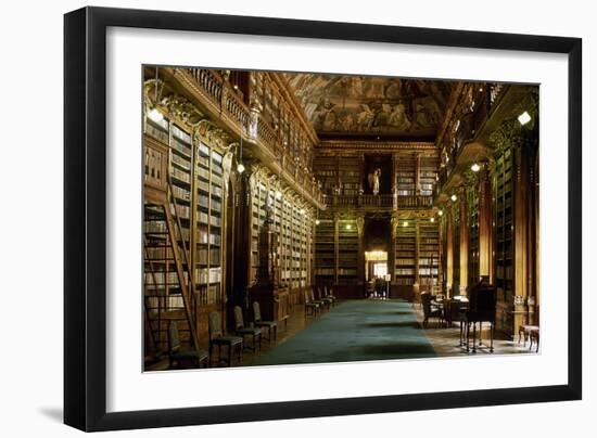 Strahov Monastery, Library, Prague, Czech Republic-null-Framed Photographic Print