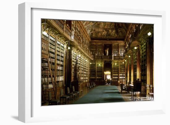 Strahov Monastery, Library, Prague, Czech Republic-null-Framed Photographic Print