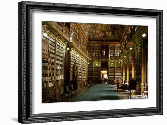 Strahov Monastery, Library, Prague, Czech Republic-null-Framed Photographic Print