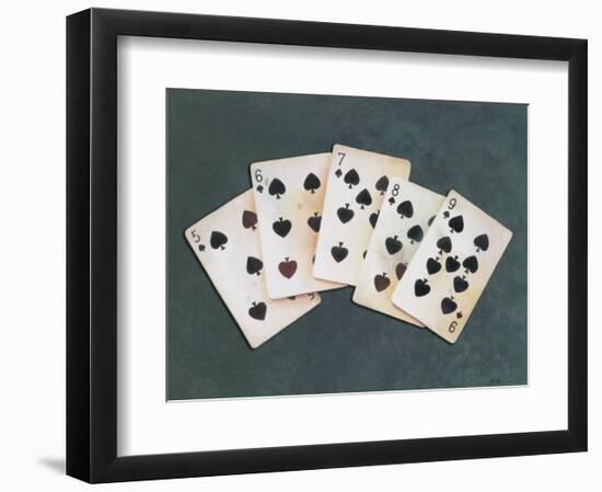 Straight Flush-Lisa Danielle-Framed Art Print