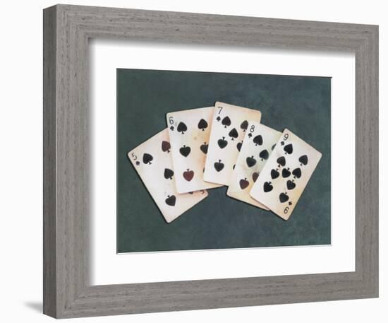 Straight Flush-Lisa Danielle-Framed Art Print