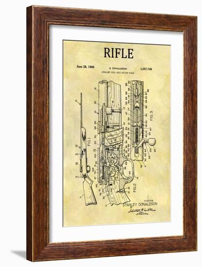 Straight Full Bolt Action Rifl-Dan Sproul-Framed Art Print