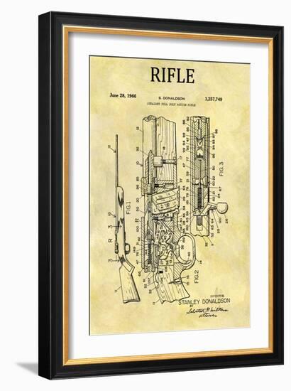 Straight Full Bolt Action Rifl-Dan Sproul-Framed Art Print