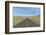 Straight paved road, Bayandalai district, South Gobi province, Mongolia, Central Asia, Asia-Francesco Vaninetti-Framed Photographic Print