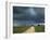 Straight Rural Dirt Road Through Farmland Near Le Mans, Sarthe in Loire, Centre, France-Michael Busselle-Framed Photographic Print