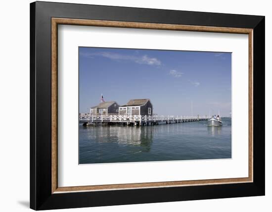 Straight Wharf Water Taxi, Nantucket, Massachusetts, USA-Cindy Miller Hopkins-Framed Photographic Print