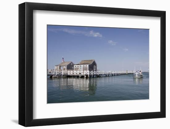 Straight Wharf Water Taxi, Nantucket, Massachusetts, USA-Cindy Miller Hopkins-Framed Photographic Print