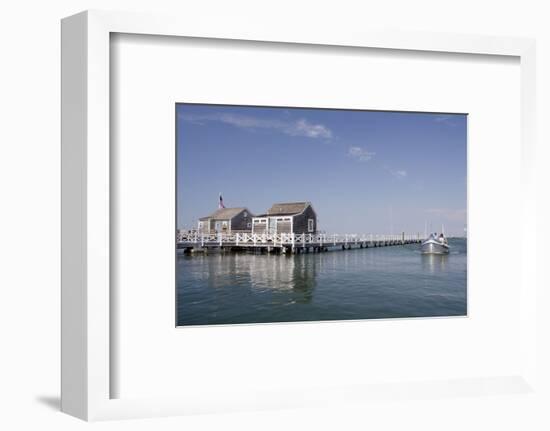 Straight Wharf Water Taxi, Nantucket, Massachusetts, USA-Cindy Miller Hopkins-Framed Photographic Print